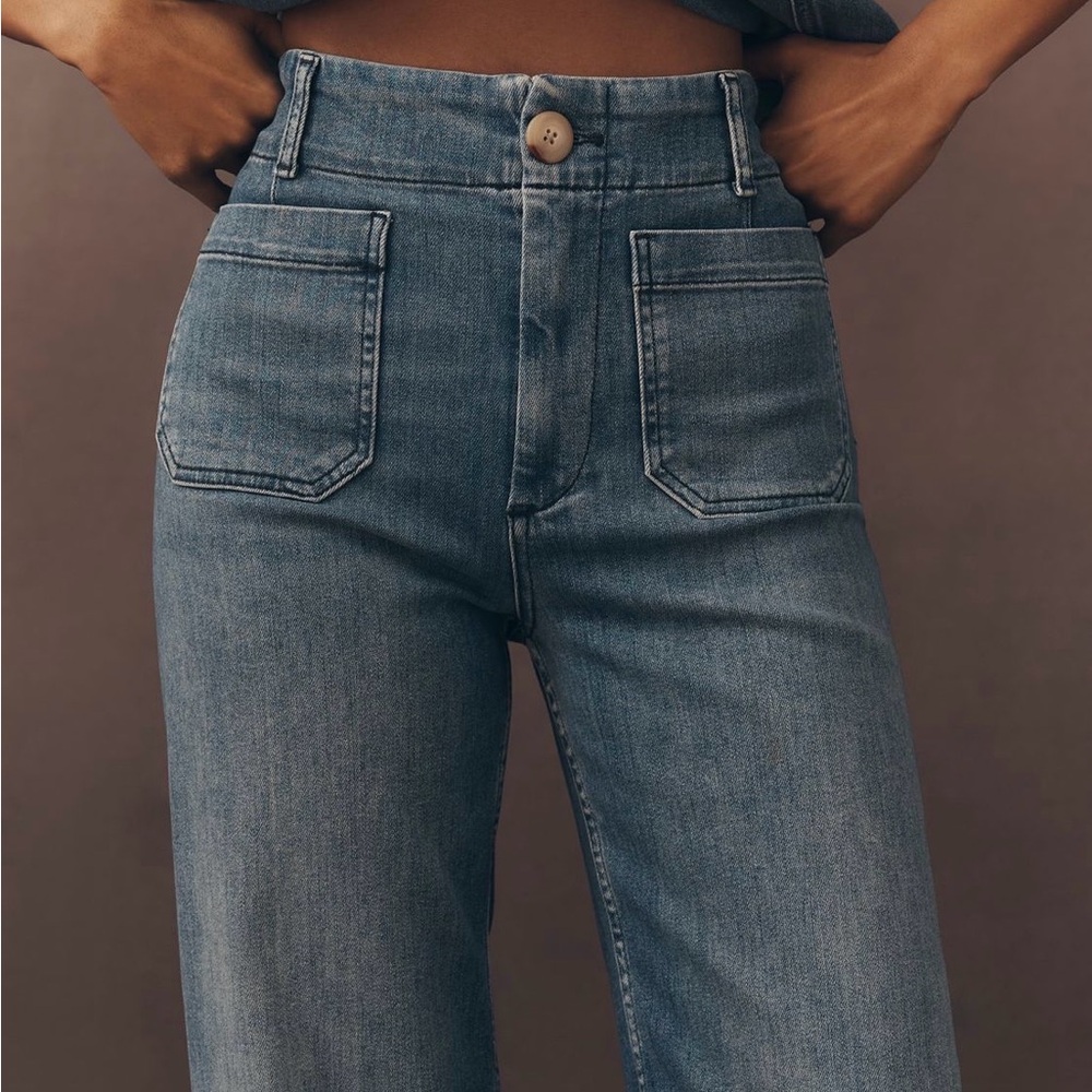 Maeve High Rise Blue Jeans